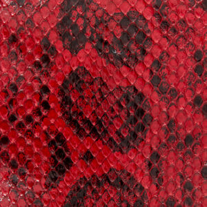 Anaconda Skin Glazed Red