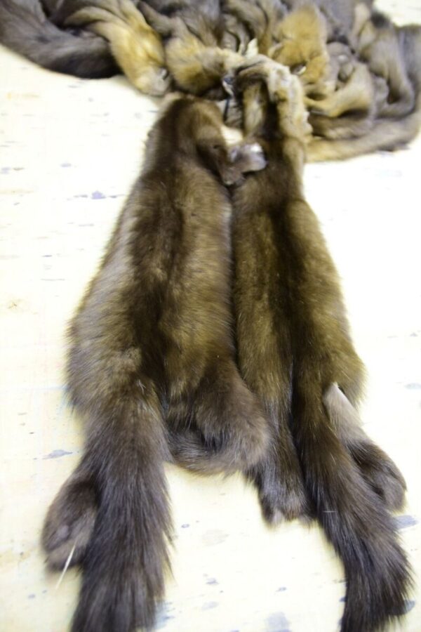 Sable Skins And Rug For Sale